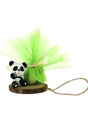 Tulle Dragées Baptême Panda