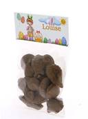 Friture Pâques Sachet Personnalisé Oeuf 65g - Chocolat Pâques Personnalisé