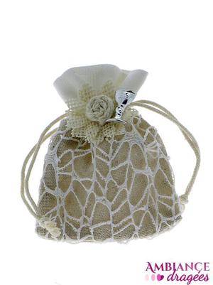 Download Sachet dragées communion vintage, Vente tulle dragees communion - Ambiancedragées