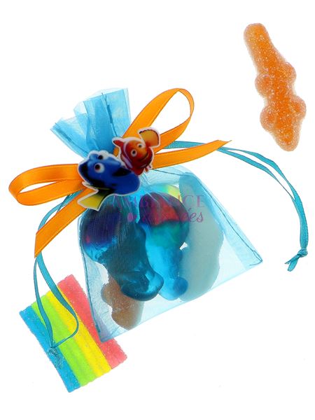 Sachet bonbons nemo, contenant bonbon, anniversaire - Ambiancedragées