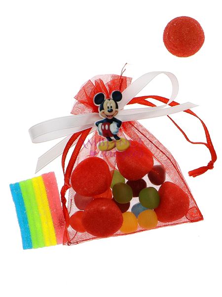 Sachet Bonbons Mickey Contenant Bonbon Anniversaire Ambiancedragees